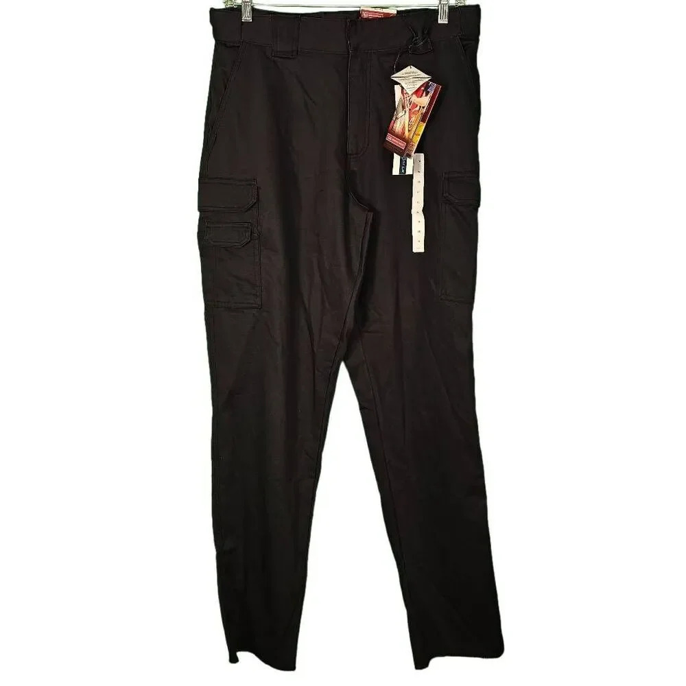 NWT 5.11 Response Series Womens‎ Fire Navy EMS Cotton Cargo Pants 16 Unhemmed